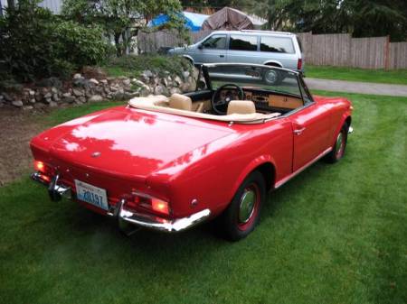 1967 Fiat Spider right rear for sale