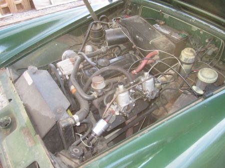 1972 MG Midget engine