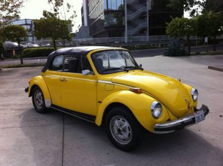 1976 Volkswagen Beetle Convertible right front