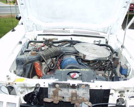 1977 Ford Pinto Cruising Wagon engine