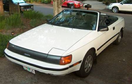 1988 Toyota Celica convertible left front