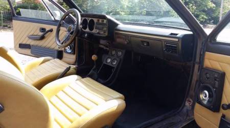 1976 VW Scirocco interior